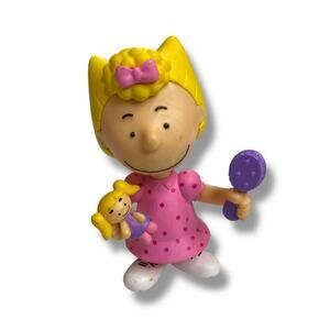 Just Play Sally Brown Peanuts Gang Figure Cake Topper 3" Figurine 2015